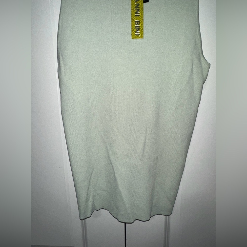 Gianni Bini Knit Katy Racer Tank Top NWT L - Picture 3 of 4